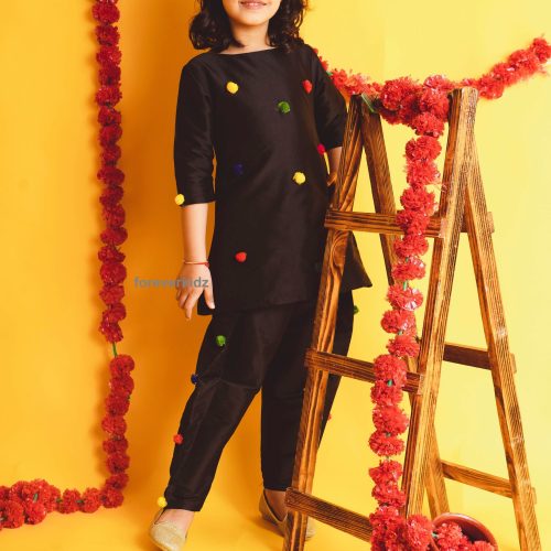 Midnight Glow Pom Pom Suit