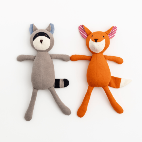 Rumi & Fable - The Curious Racoon & Playful Fox Toy
