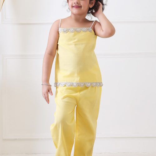 Sunflower Grace Lace Suit Set